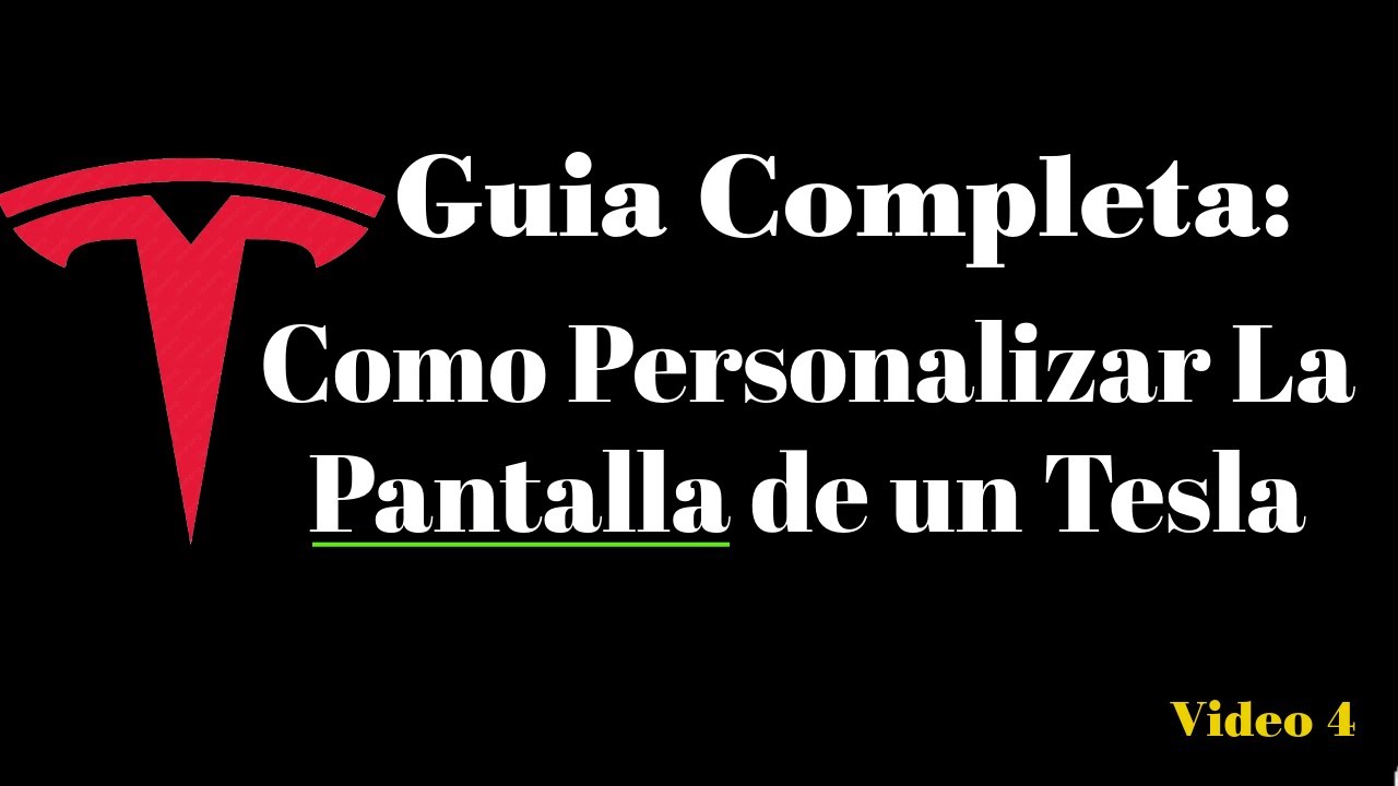 Cómo Cambiar la Configuración de la Pantalla en un Tesla - Guía Rápida y Fácil