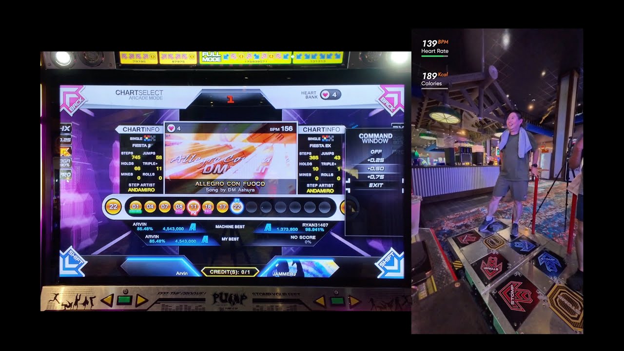 Allegro Con Fuoco - A (One Miss)- S11 - Pump It Up Infinity