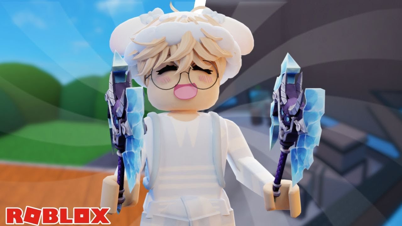FIZ SKIN FOFA AZUL E FUI FOCADO NO MM2 (Murder Mystery 2)