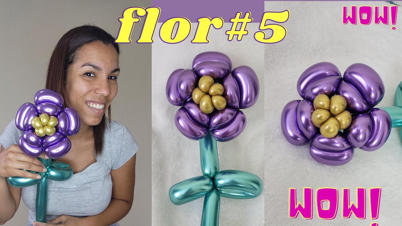 flor #5 con globos 260