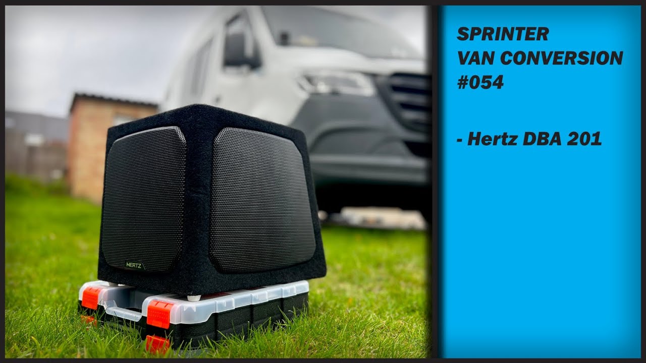 Sprinter Van Conversion 054 - Hertz DBA 201 Subwoofer