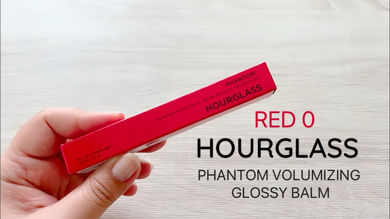 HOURGLASS PHANTOM VOLUMIZING GLOSSY BALM สีพิเศษ RED 0 - True Red 