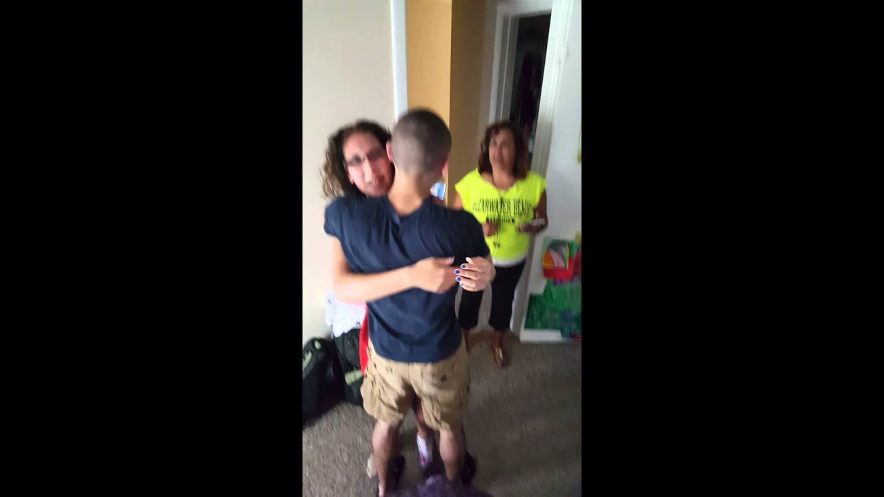 When your big brother comes to Florida to surprise his little sister!