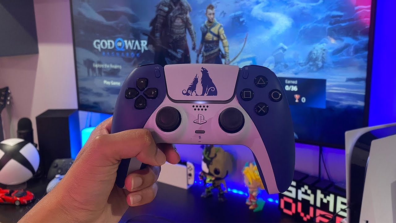 God Of War Ragnarok PS5 DualSense Controller UNBOXING and REVIEW (LIMITED EDITION)
