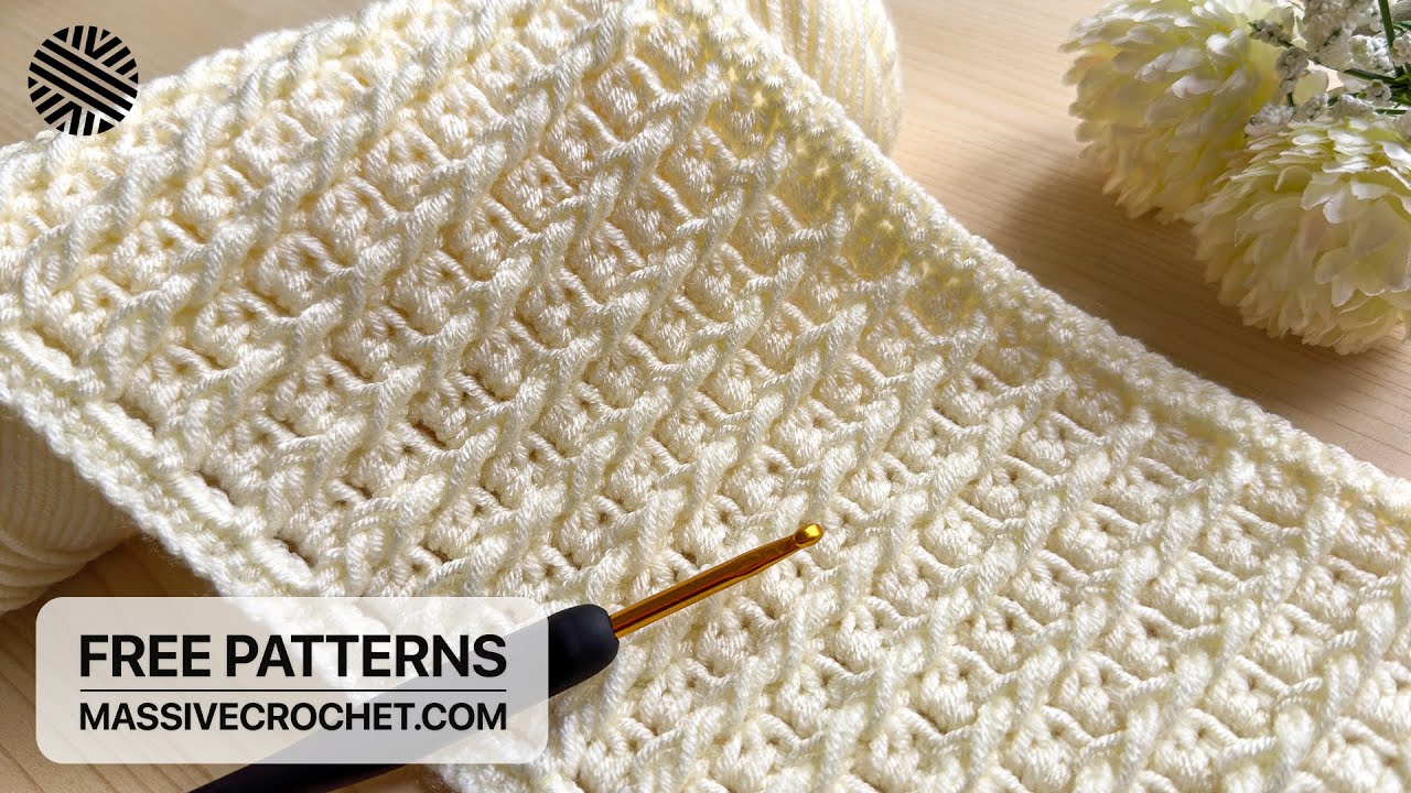 The ULTIMATE Easy & Gorgeous Crochet Pattern for Beginners! ⚡️ NEW Crochet Stitch for Blanket & Bag