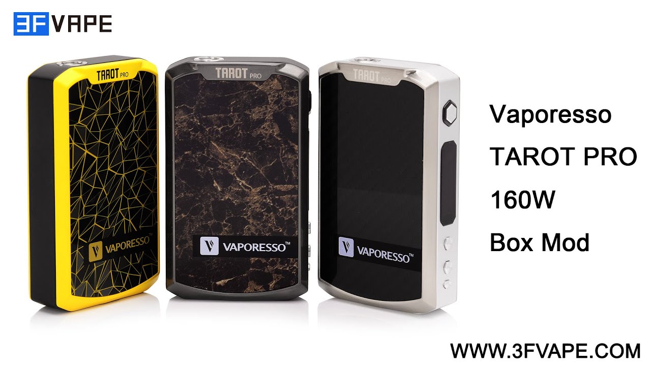Vaporesso TAROT PRO 160W Box Mod Unboxing Review