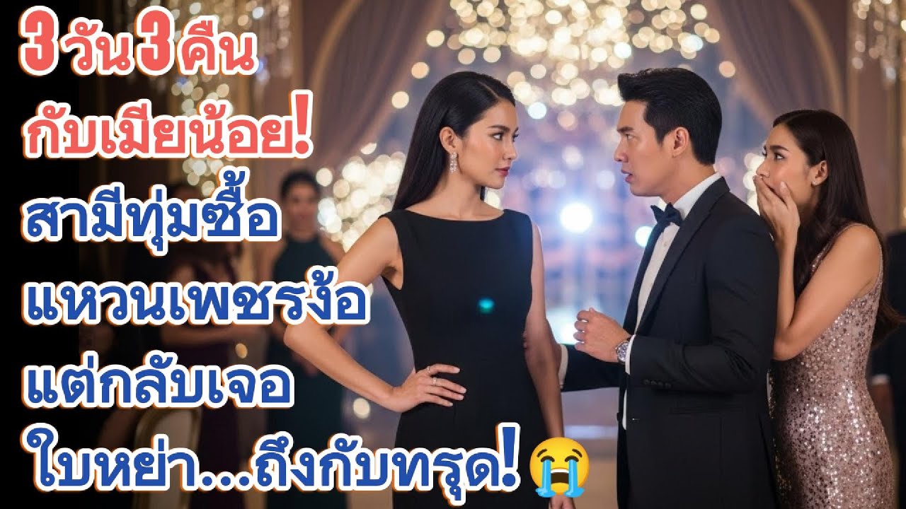 3 วัน 3 คืนกับเมียน้อย! สามีซื้อแหวนเพชรง้อ แต่กลับเจอใบหย่า..ถึงกับทรุด! 😭