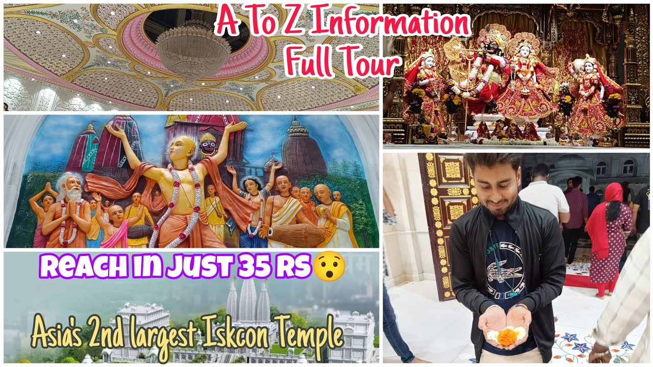 Asia's 2nd Largest Iskcon Temple AtoZ guide How To Reach in 35Rs l ISKCON KHARGHAR | Hare Krishna