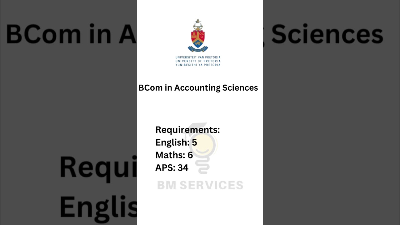 Accounting Science Requirements. #accountingsoftware #apply #university #students #applynow #shorts
