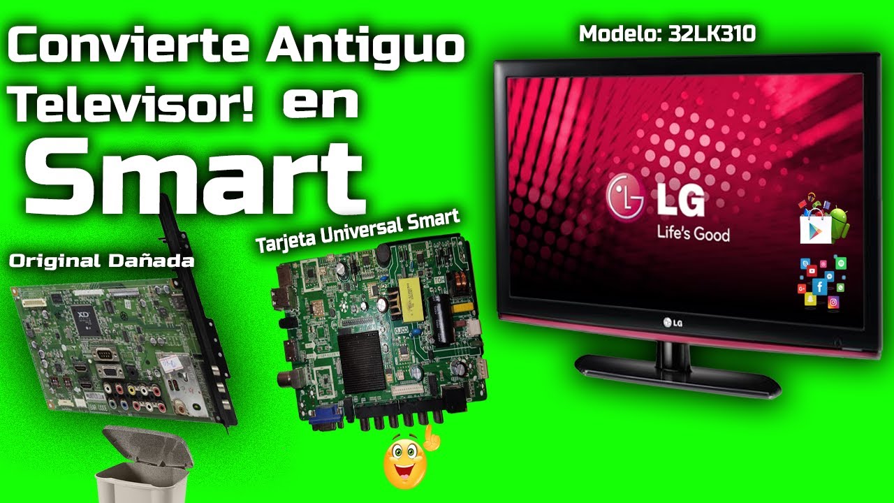 Convierte la mayor&iacute;a de televisores en  SMART  con tarjeta Universal con sistema Android.