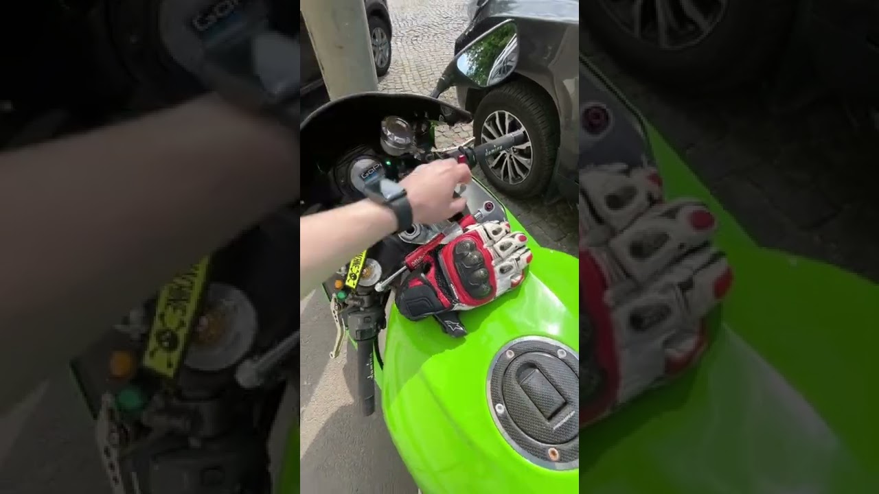 How to start a motorcycle #shorts