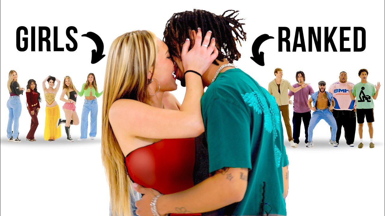 5 Guys Rank 5 Girls (With a Kiss)
