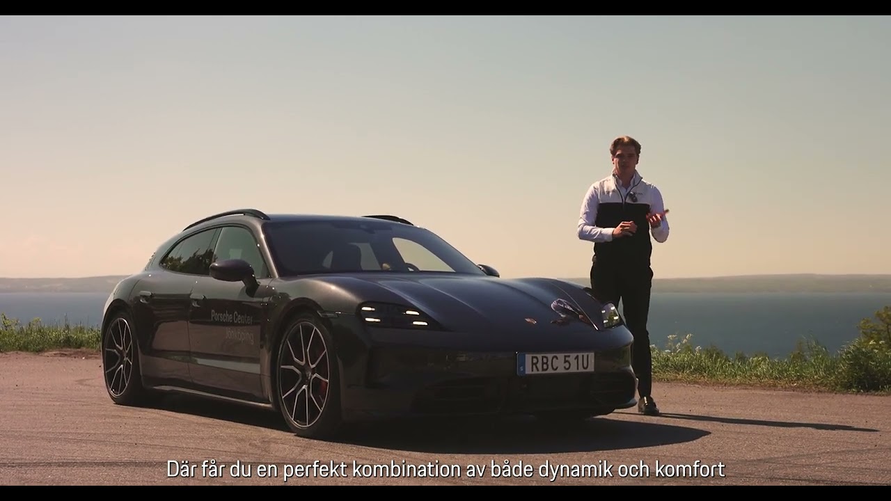 Nya uppdaterade Porsche Taycan
