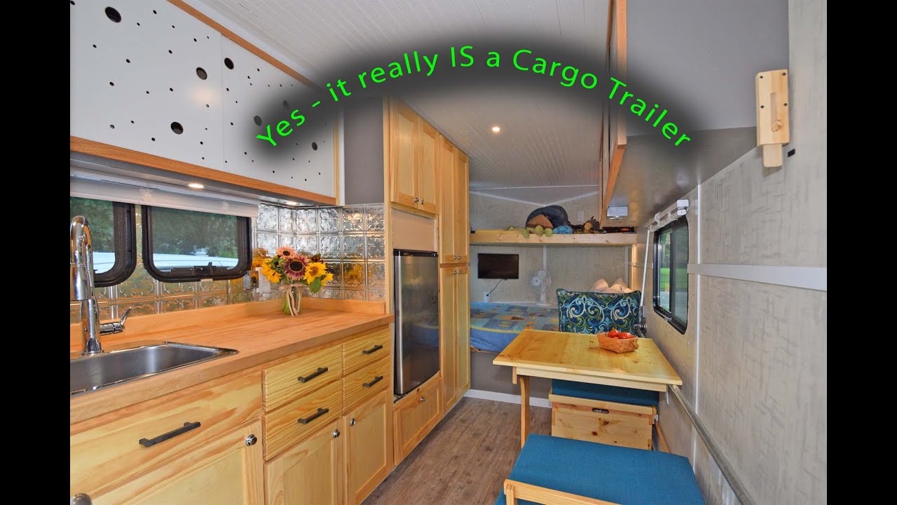 Cargo Trailer Camper Conversion - Finished