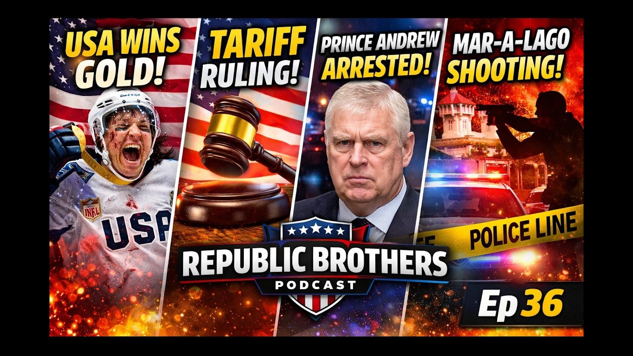 Episode 36 | USA Wins Gold, Tariff Ruling, Prince Andrew Arrested, Mar-a-Lago Shooting