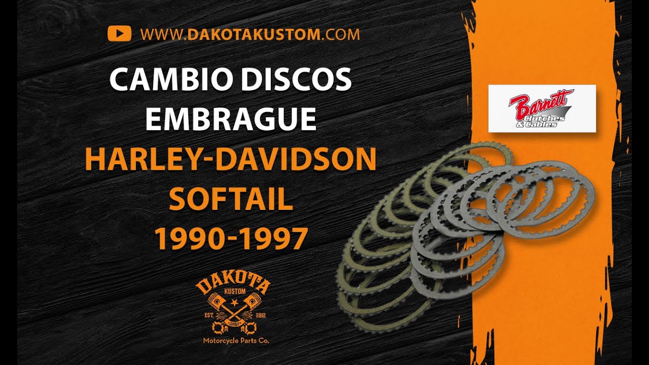 Cambio Discos Embrague Harley-Davidson Softail 1990-1997 - Dakota Kustom