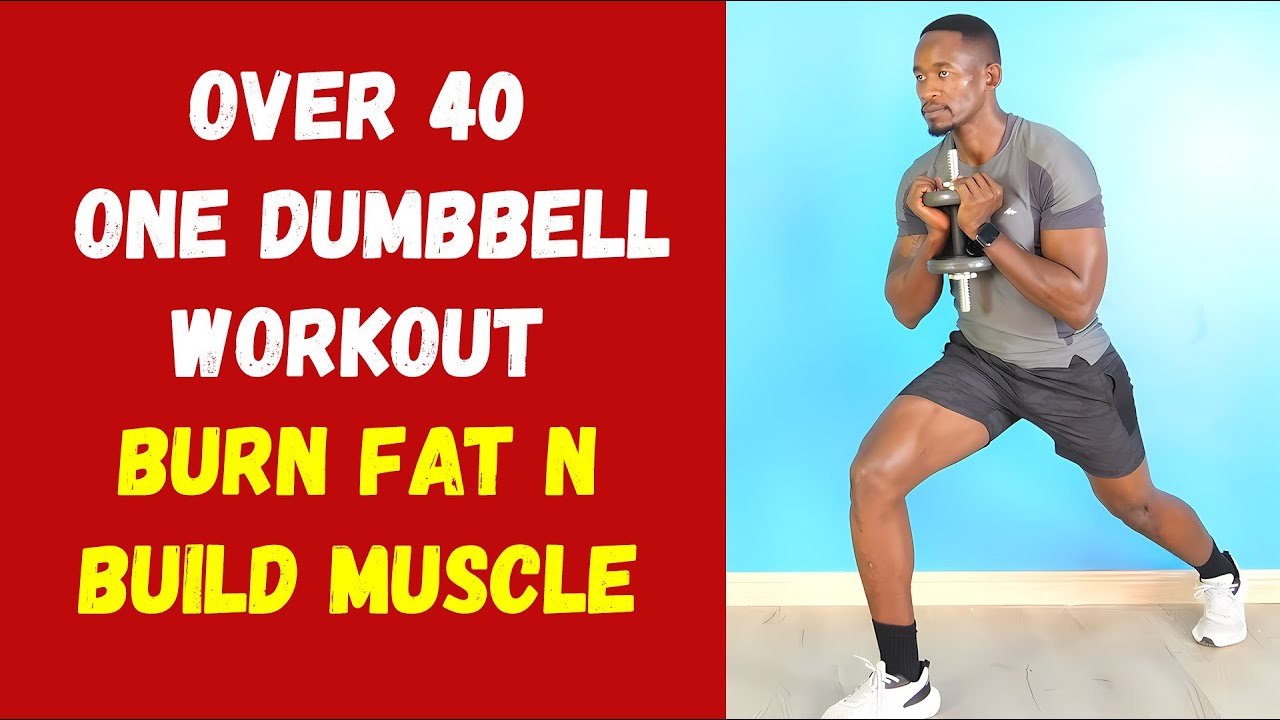 30-Minute SINGLE DUMBBELL FULL BODY WORKOUT for People Over 40