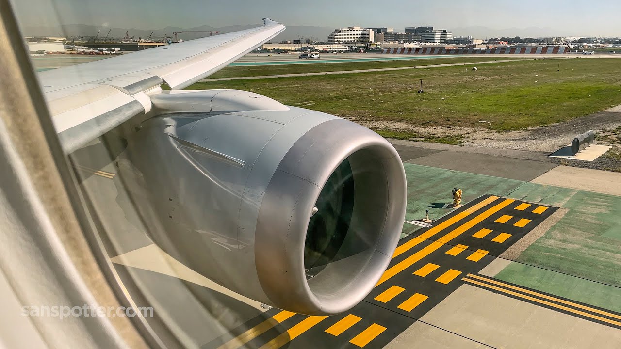 American Airlines 787-9 full 25L takeoff from LAX
