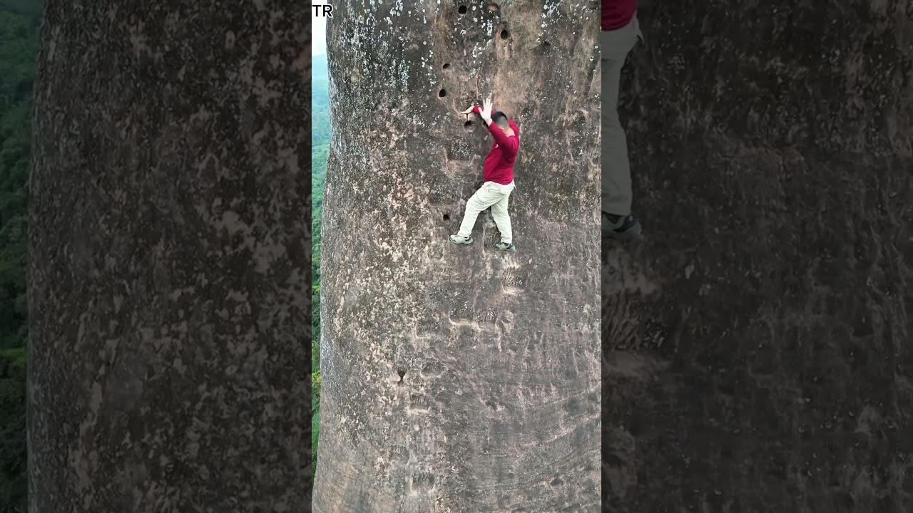 Pain is temporary, the view is permanent. Climbing a mountain 