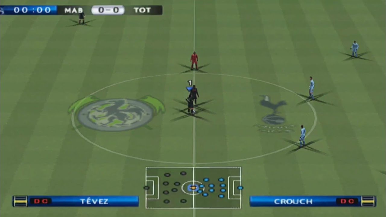 PES 2011 PS2 | Manchester City vs Tottenham | Epic Full Match Gameplay