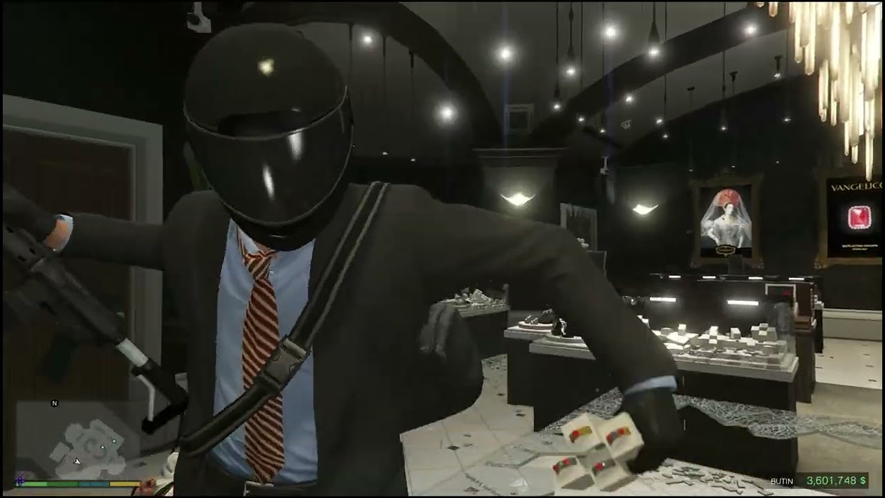 J'ai braqué la bijouterie de Los Santos ! /GTA V