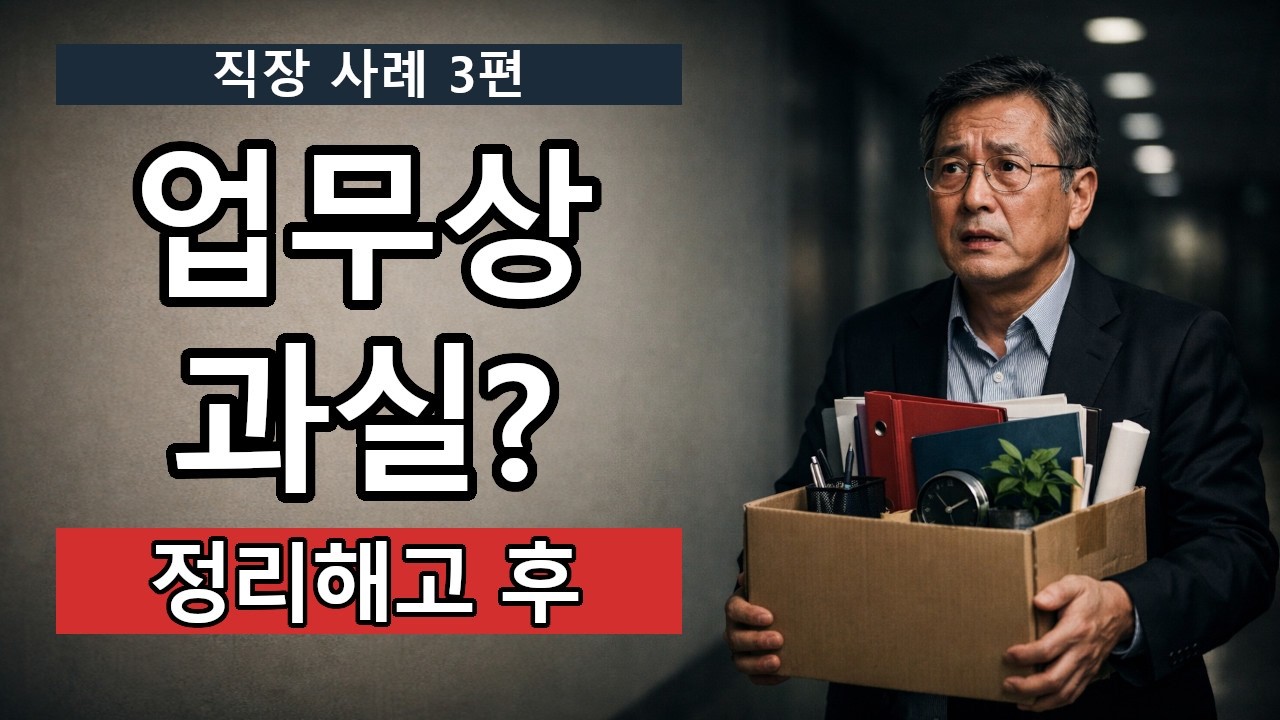 업무상 과실 (조용한 반전 3편)