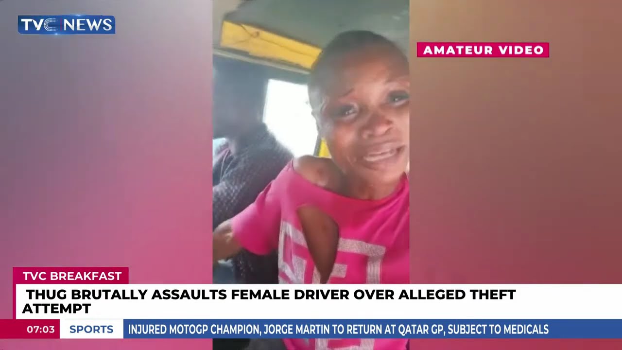 Watch: Thug Brutally Assaults Female Driver Over Alleged Theft Attempt