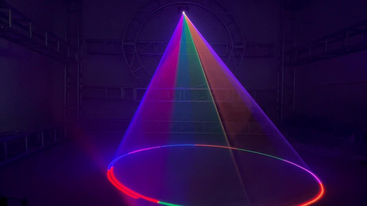 Powerful 1W Square RGB Laser Show! Professional Animation Stage Light 🌈
