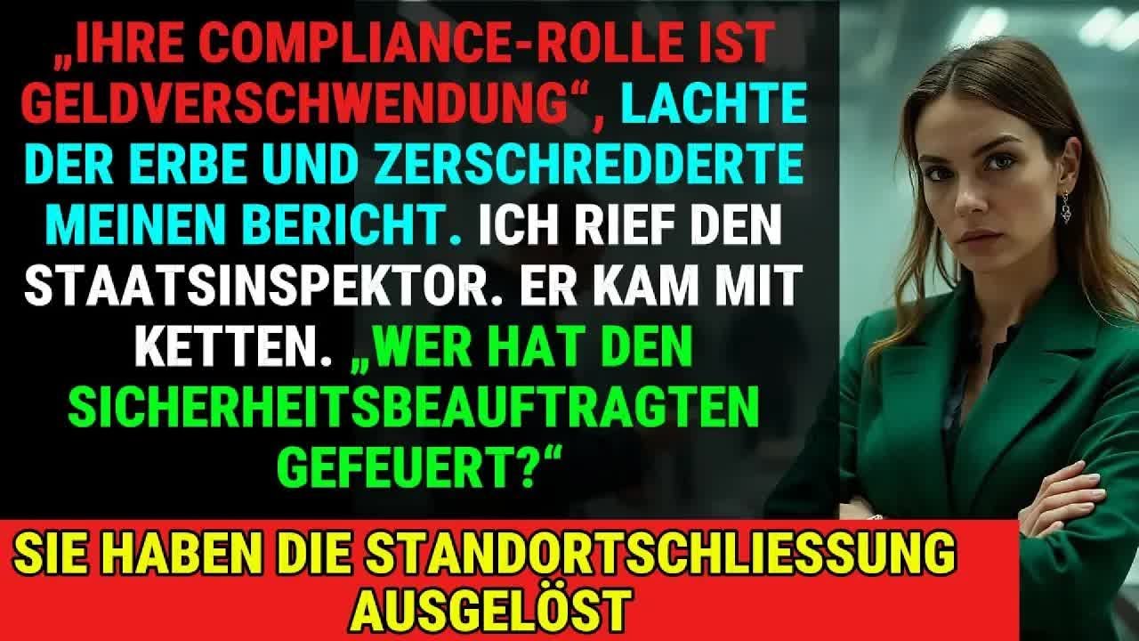 Er Zerschredderte Meinen Sicherheitsbericht  Ich Rief Den Staatsinspektor  ｜ Werksschließung
