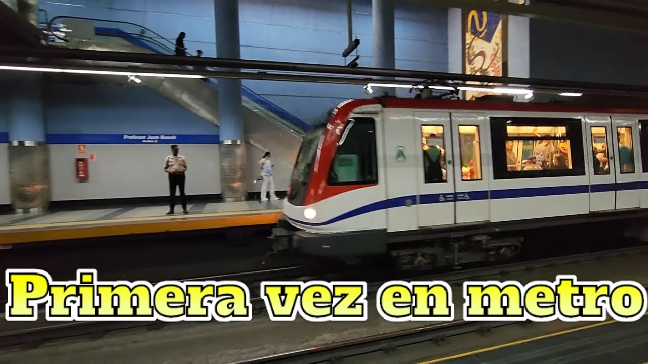 Acompáñanos en nuestra primera vez en metro por la ciudad de Santo Domingo