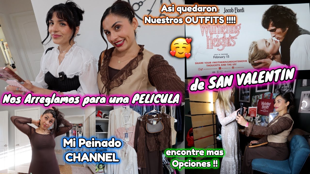 Nuestros OUTFITS y PEINADOS  Inspirados en Una PELICULA🏰😍 Buscando mas Opciones🧐🫰🏼 -♡IsabelVlogs♡