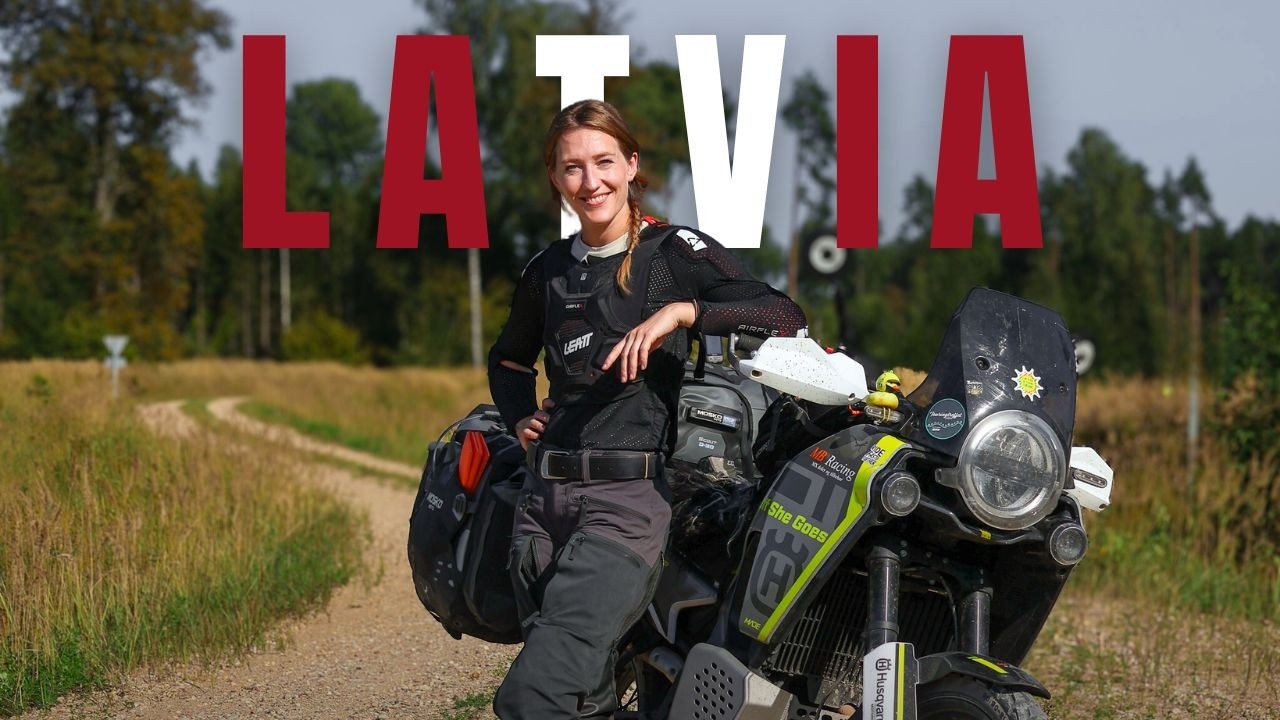 Latvia by Motorcycle: A Solo Adventure | Full Documentary by Off She Goes