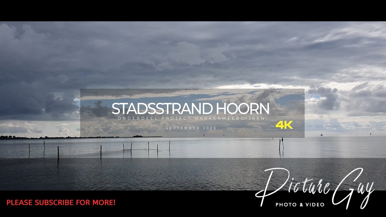 Stadsstrand Hoorn in wording - project Markermeerdijken - 4K - drone 2020