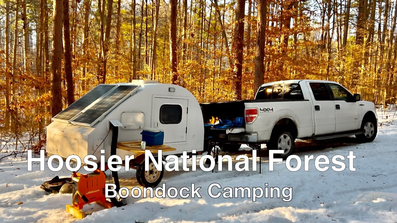 Freezing in a Teardrop / Camping in the Hoosier National Forest