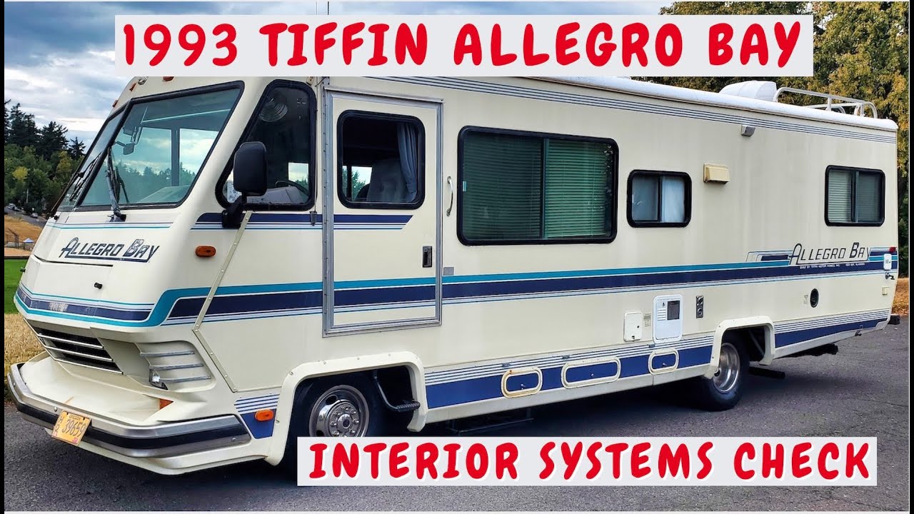 1993 TIFFIN ALLEGRO BAY 30ft - Interior systems check