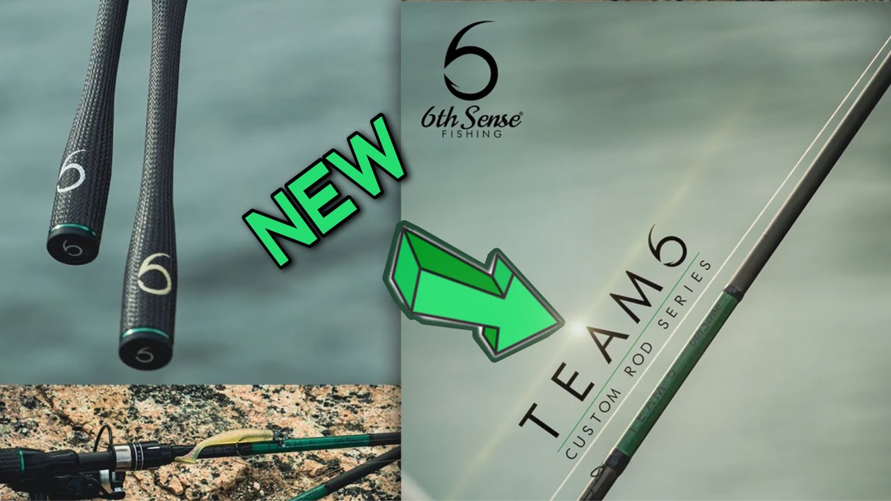 New 6th Sense TEAM 6 Custom Rod Series (UNBOXING)