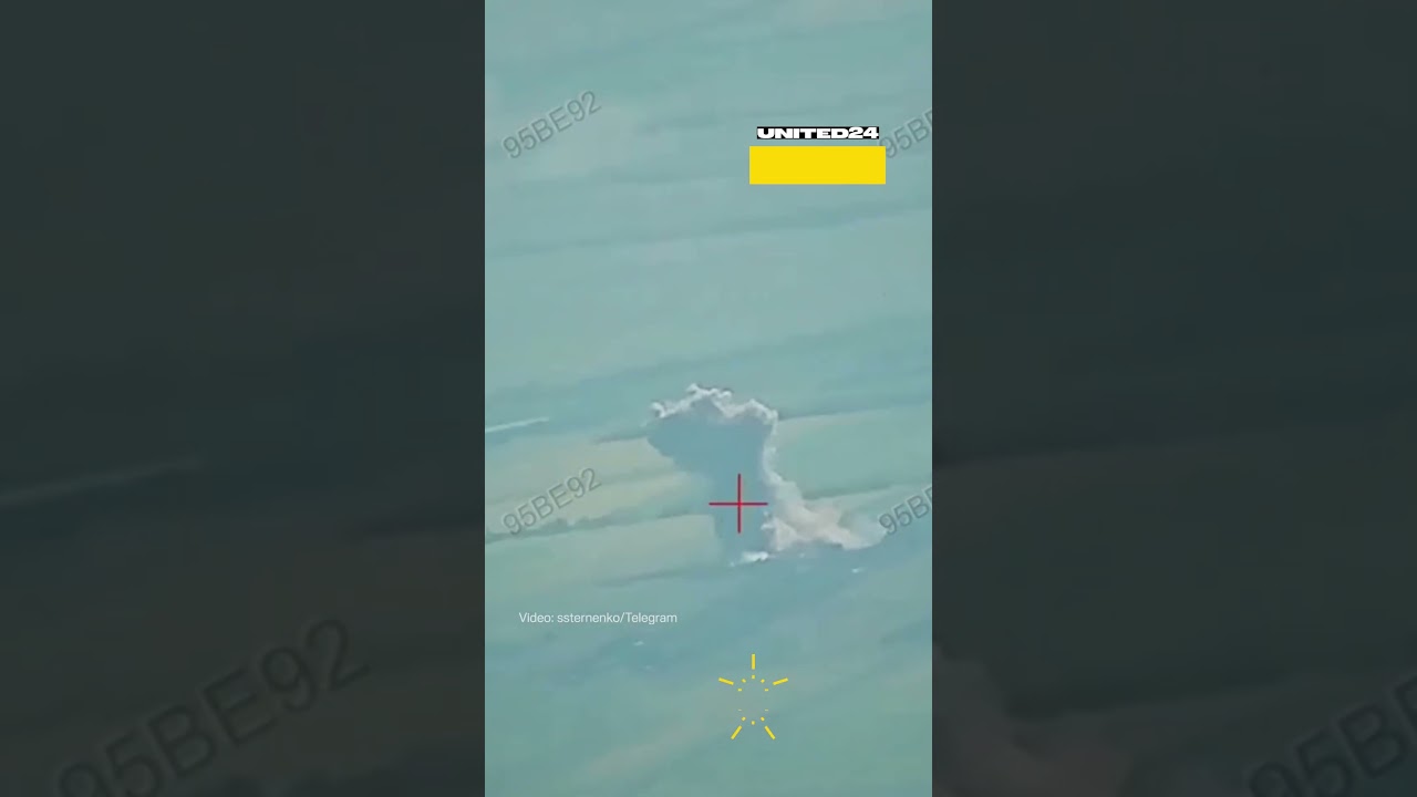 Destruction of a Hangar Housing Fully Loaded Russian BM-21 Grad MLRS #warinukraine
