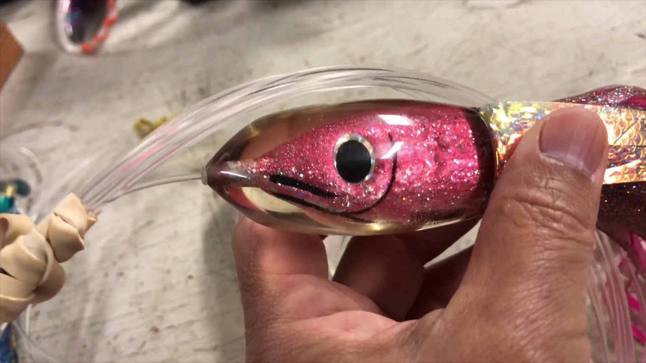 4 new lure colors for catching ahi - yellowfin tuna - Hawaiian yellowfin