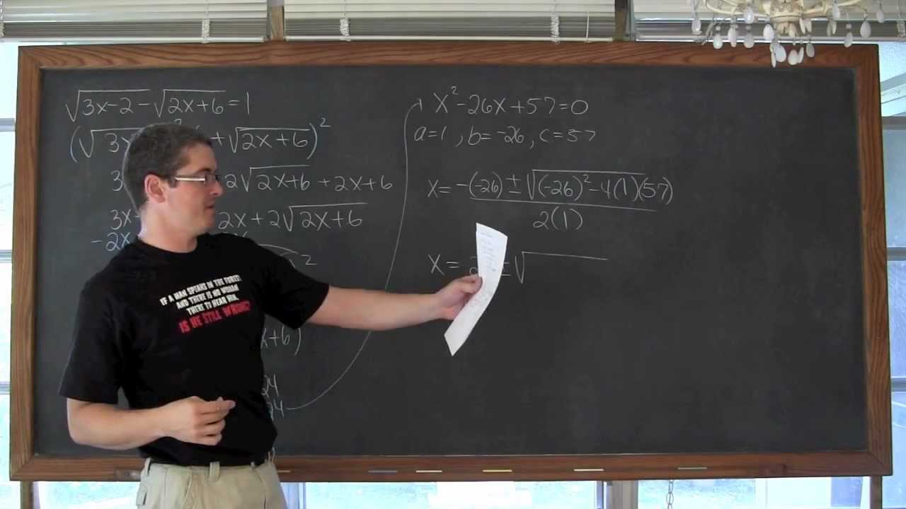 Solving Equations with Radicals  Please Read Description