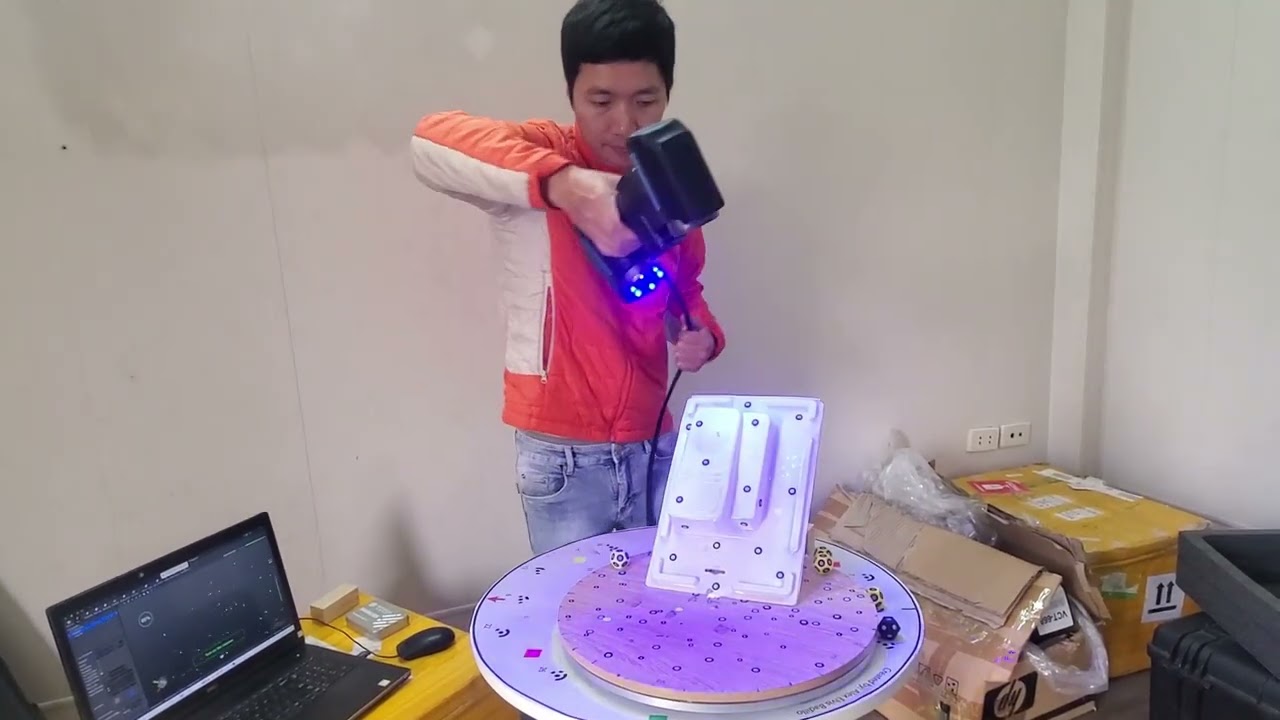 Hướng dẫn Scan 3D các mẫu nhựa P1[scanning plastic part samples P1] 
