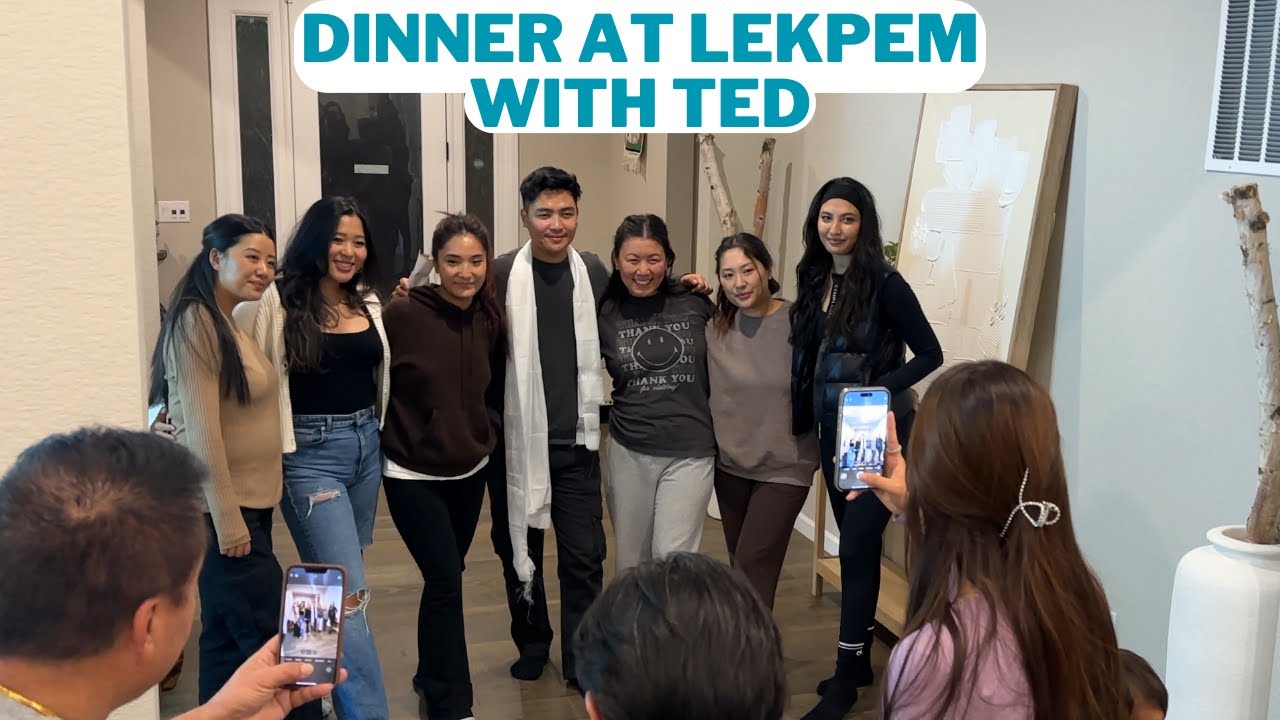 Dinner At Pemchoe's With Chief Guest Ted Kunchok