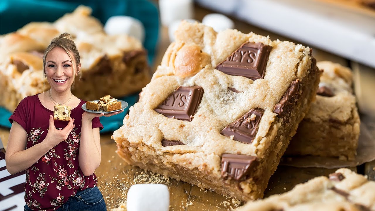 Peanut Butter Meets Gooey S'mores in a Cookie Bar