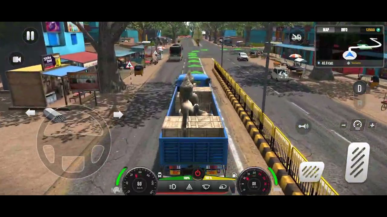 Gadi mein delivery karne ke liye Gaya