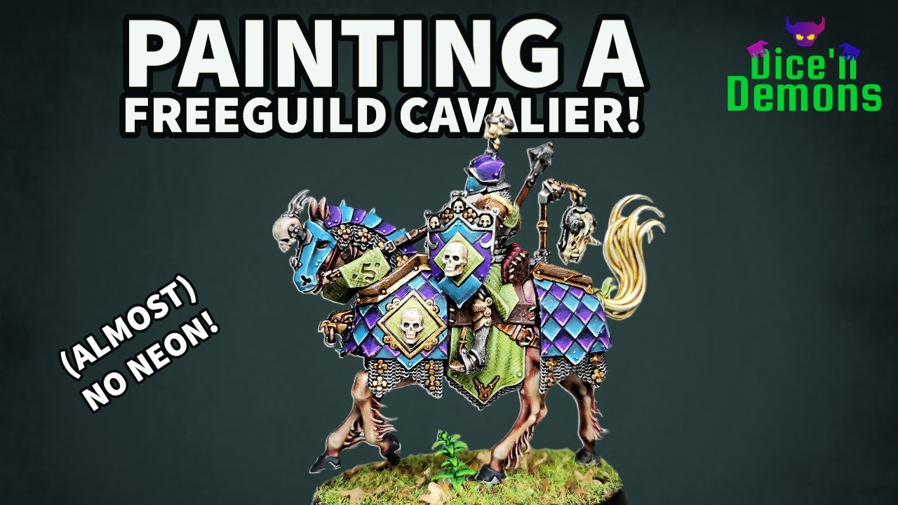 How to paint a Freeguild Cavalier from Cities of Sigmar for Warhammer Age of Sigmar!