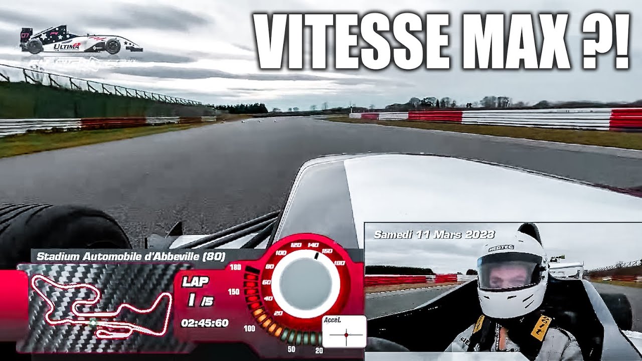 ONBOARD pilotage Formule 4 avec vitesse max 🏁