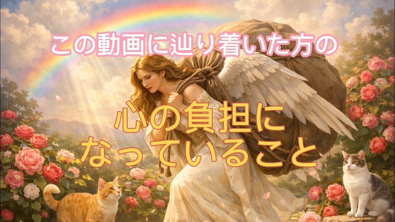 辿り着いた方へ💝『心の負担になっていること』🌈✨🍀天使からのメッセージ💌