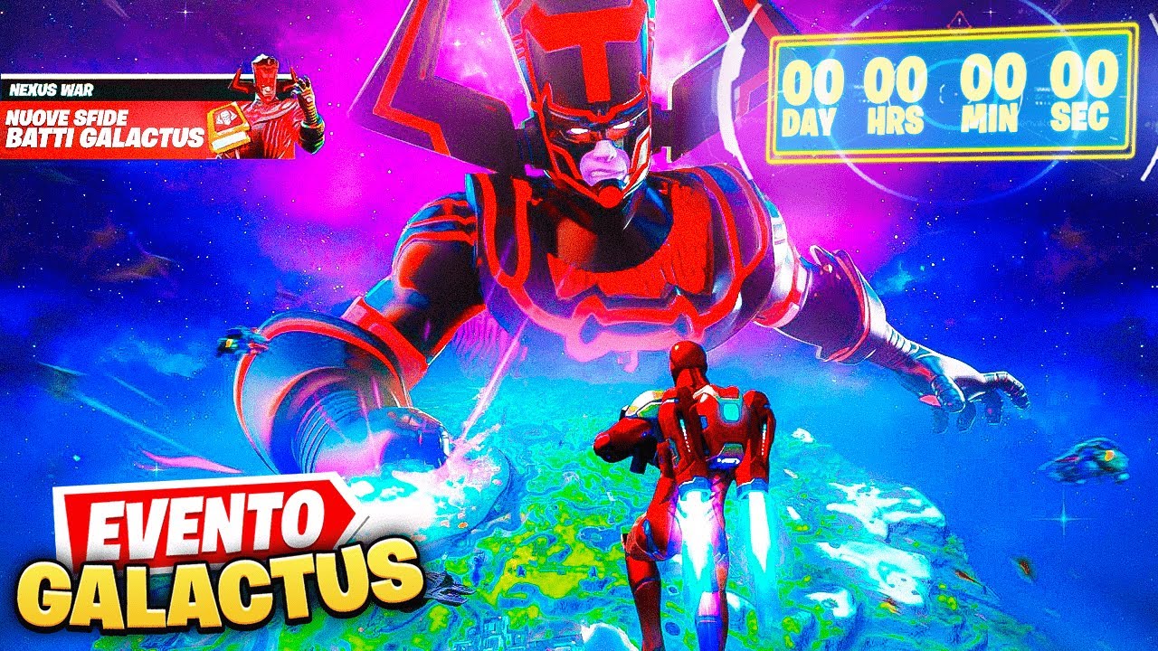 OGGI FINALMENTE EVENTO GALACTUS su FORTNITE! 😱 *LIVE alle 21:30*