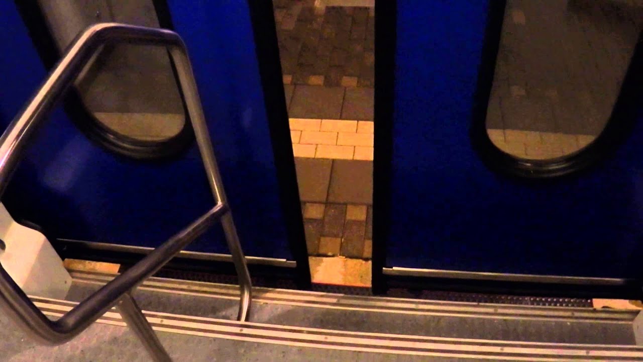 The doors of a CFL Dosto carriage (@ Railroad Station Wasserbillig, Luxembourg)