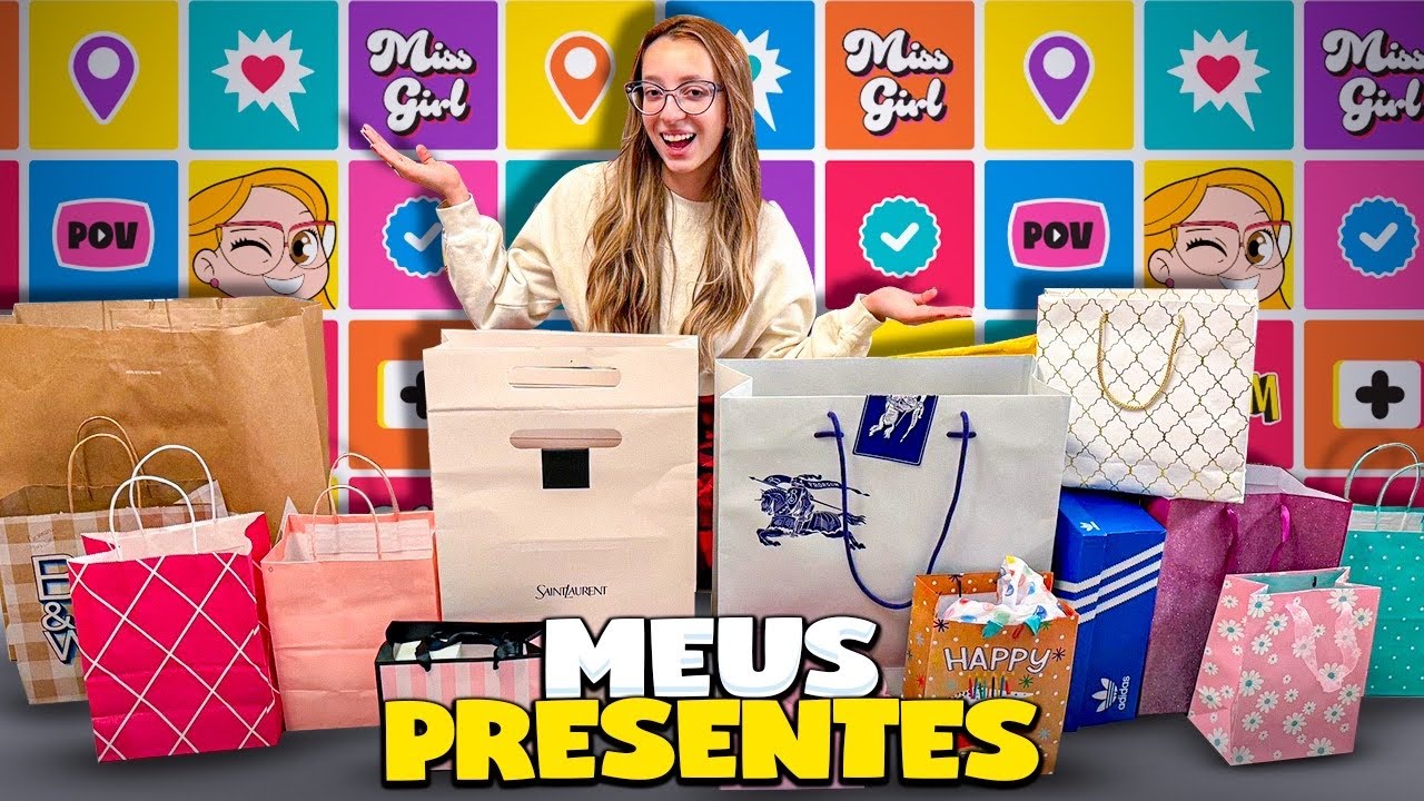 ABRINDO OS PRESENTES QUE GANHEI NA MINHA FESTA DE ANIVERSÁRIO DE 20 ANOS