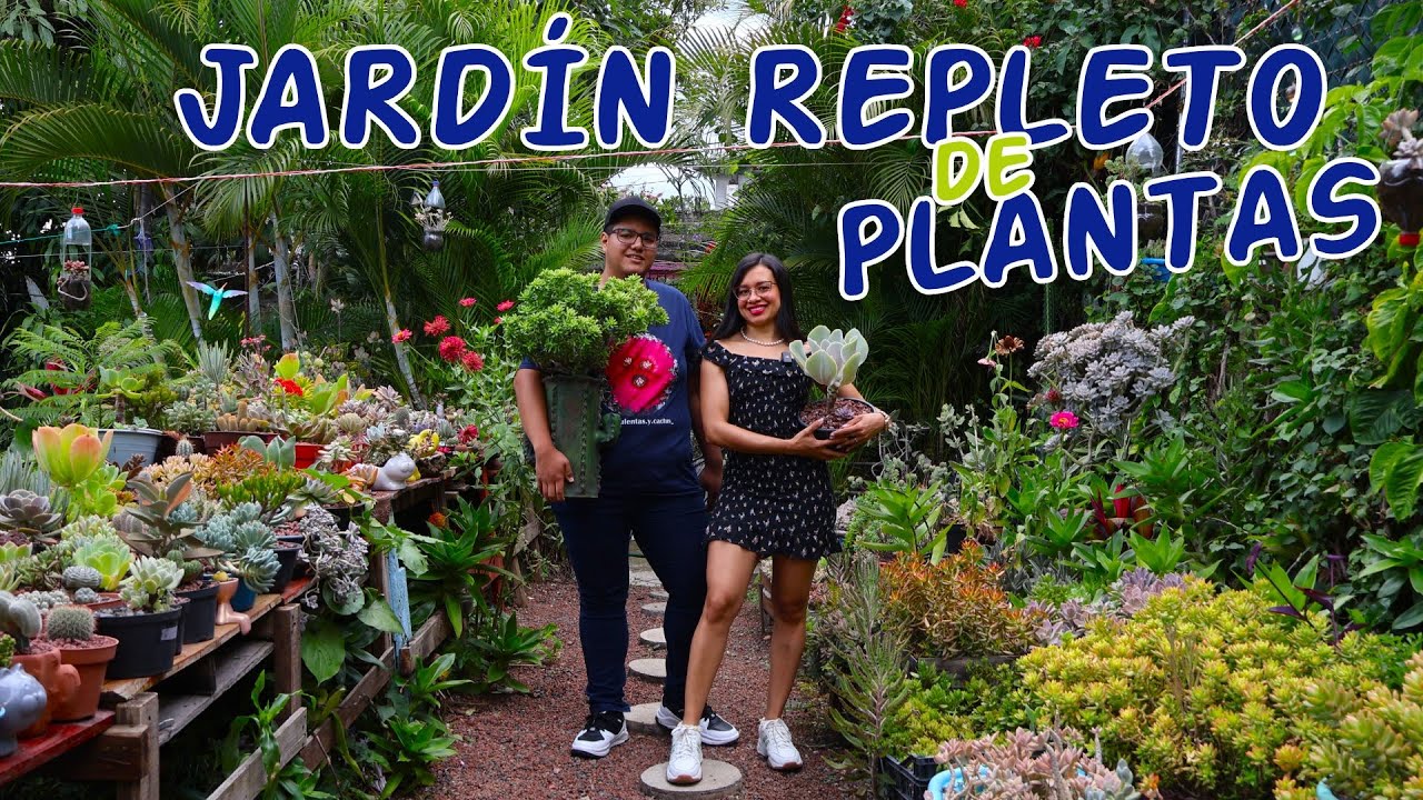 Joven con solo 21 años nos muestra su jardín de más de 1000 PLANTAS │Candy Bu